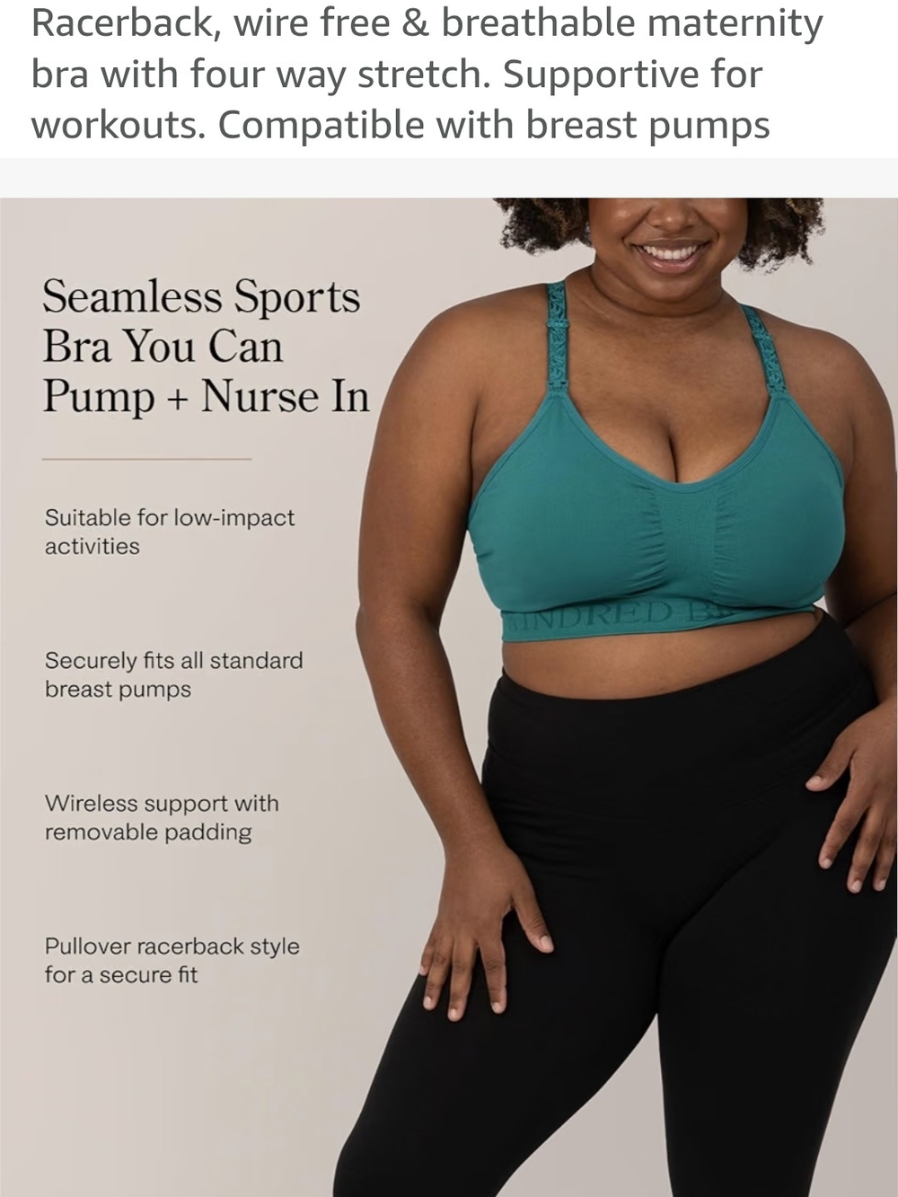 Kindred Bravely Sublime Pumping/nursing Sports Bra